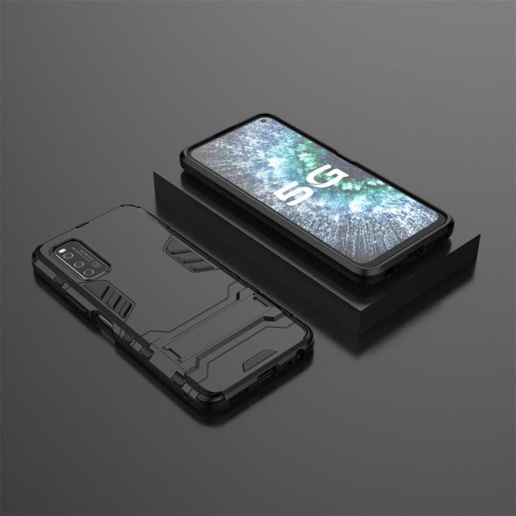 For Vivo IQOO Neo3 PC + TPU Shockproof Protective Case with Invisible Holder