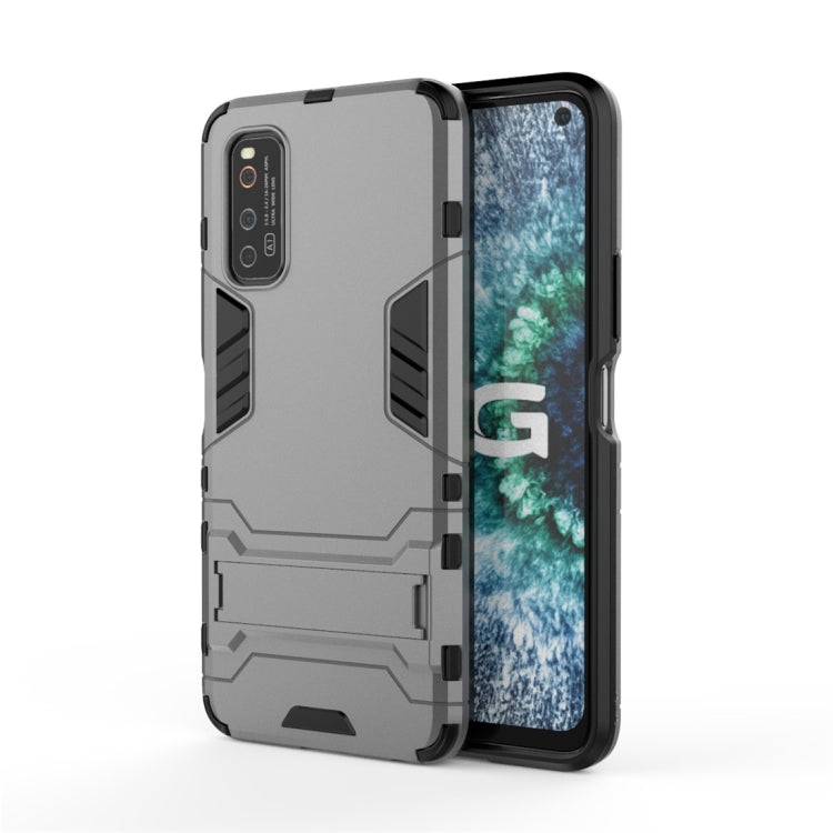 For Vivo IQOO Neo3 PC + TPU Shockproof Protective Case with Invisible Holder