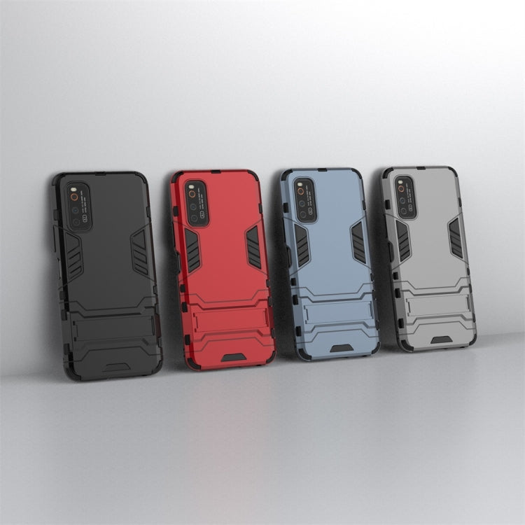 For Vivo IQOO Neo3 PC + TPU Shockproof Protective Case with Invisible Holder