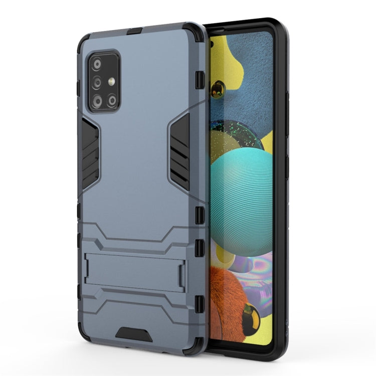 For Samsung Galaxy A51 5G PC + TPU Shockproof Protective Case with Invisible Holder