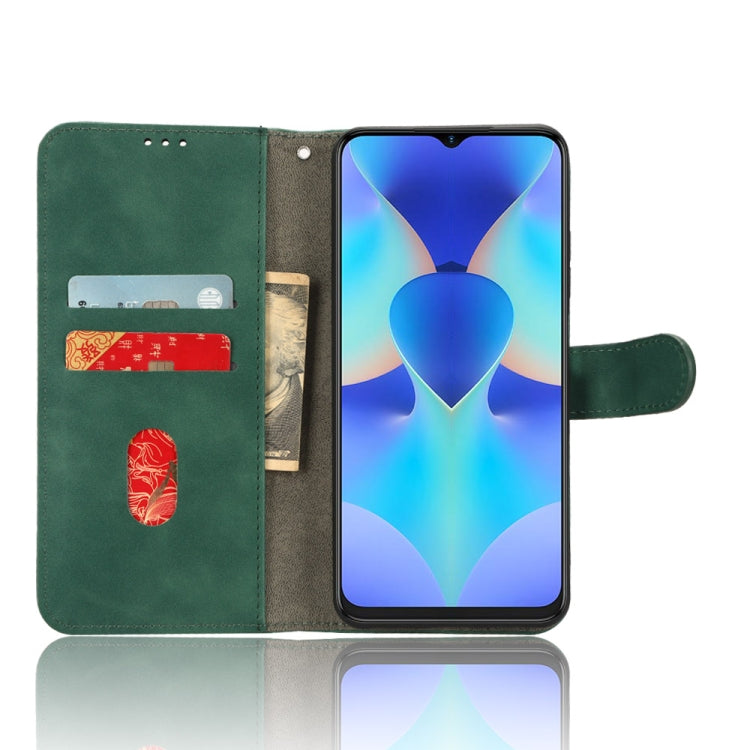 For TECNO Spark 10 Skin Feel Magnetic Flip Leather Phone Case