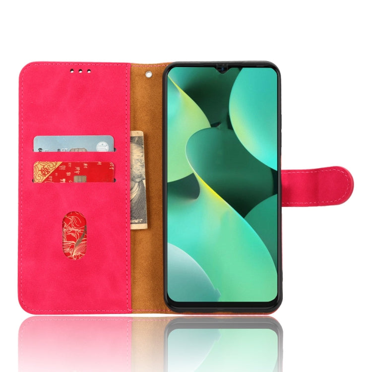 For TECNO Spark 10C Skin Feel Magnetic Flip Leather Phone Case