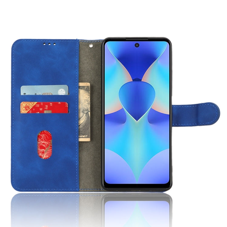 For TECNO Spark 10 Pro Skin Feel Magnetic Flip Leather Phone Case