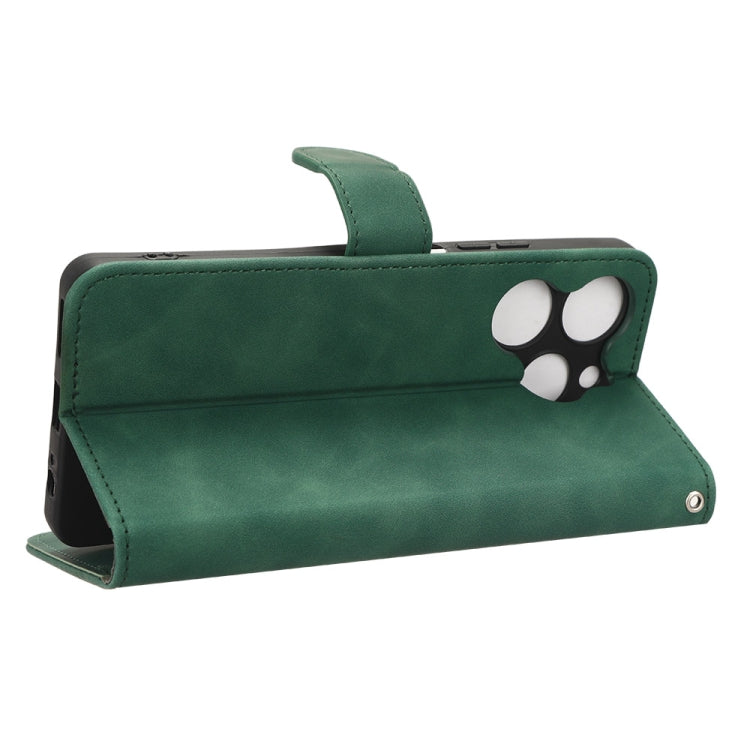 For TECNO Spark 10 Pro Skin Feel Magnetic Flip Leather Phone Case