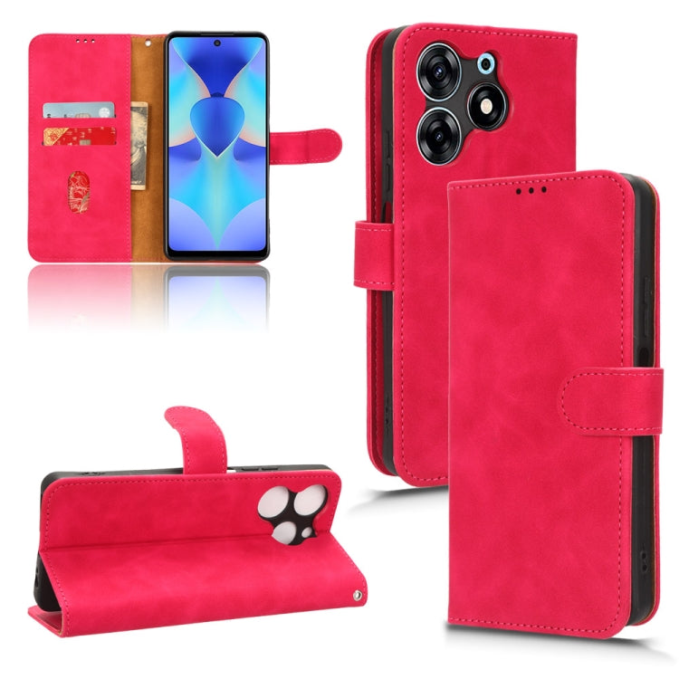 For TECNO Spark 10 Pro Skin Feel Magnetic Flip Leather Phone Case