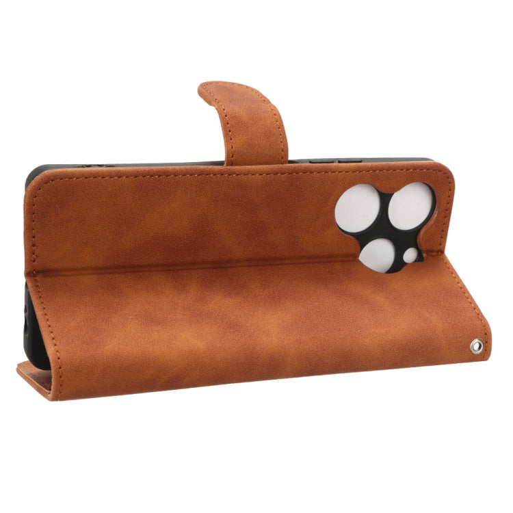 For TECNO Spark 10 Pro Skin Feel Magnetic Flip Leather Phone Case