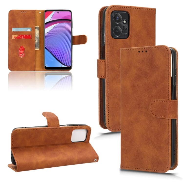 For Motorola Moto G Power 2023 / G Paly 2023 Skin Feel Magnetic Flip Leather Phone Case