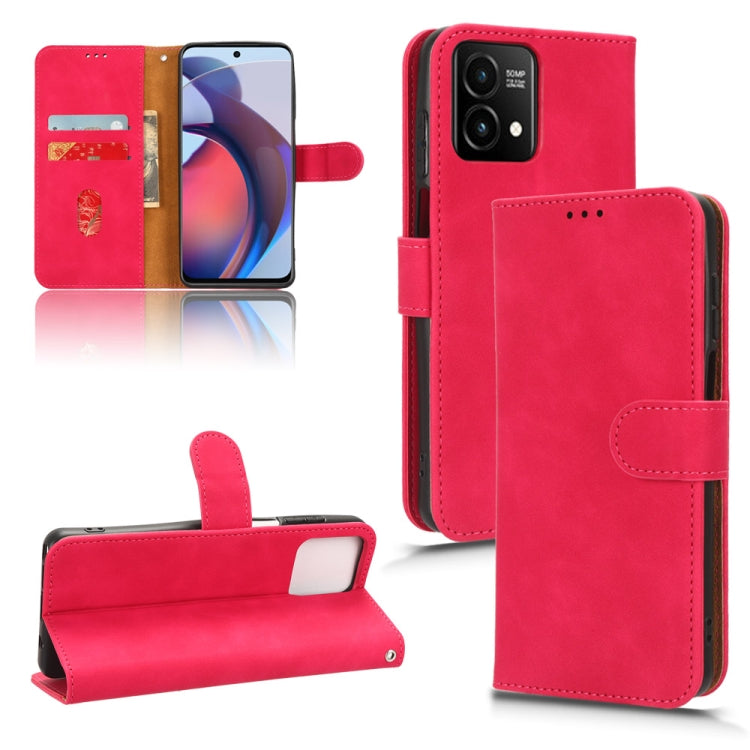 For Motorola Moto G Stylus 5G 2023 Skin Feel Magnetic Flip Leather Phone Case