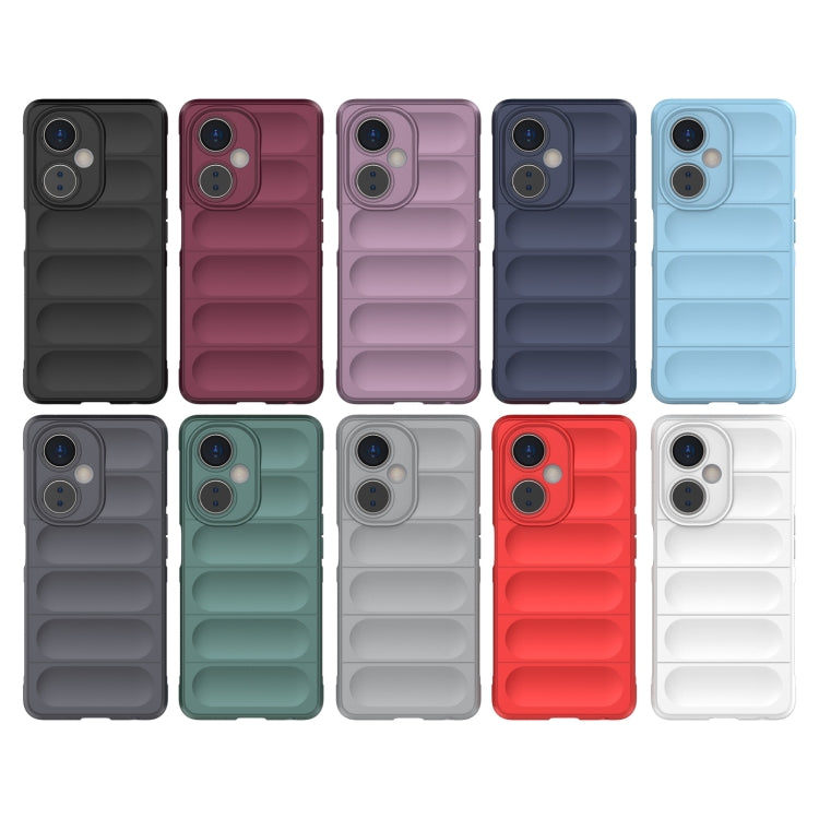 For OnePlus Nord CE 3 Magic Shield TPU + Flannel Phone Case