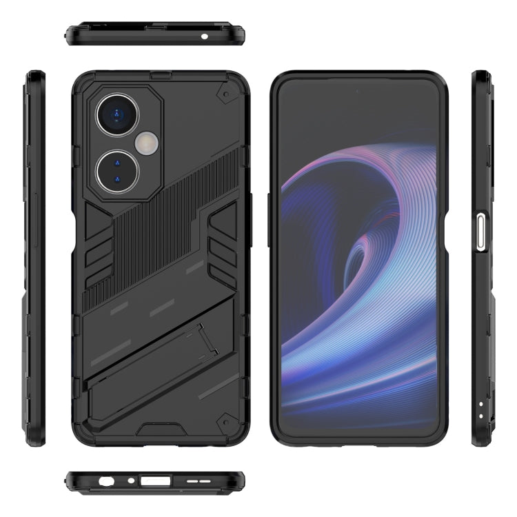 For OnePlus Nord CE 3 Punk Armor 2 in 1 PC + TPU Phone Case with Holder