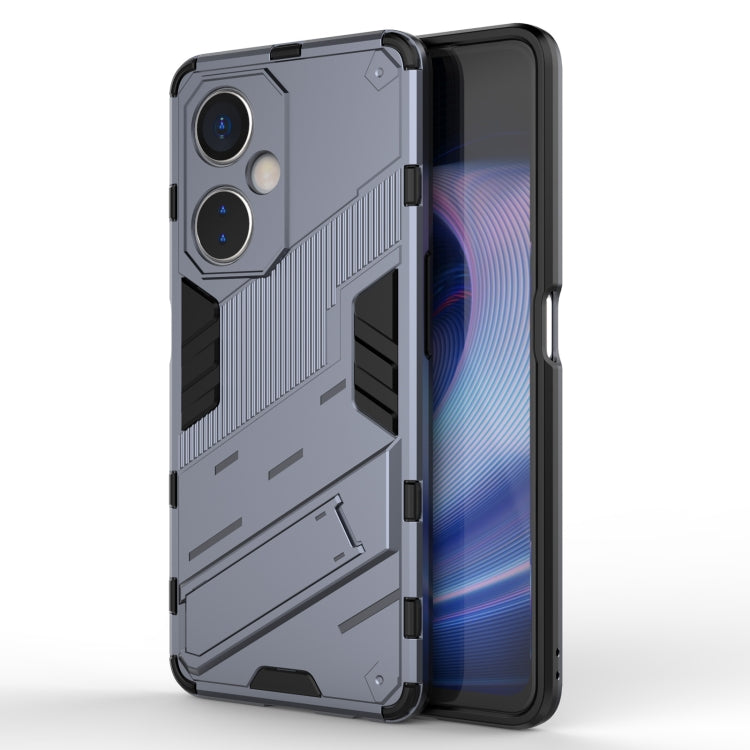 For OnePlus Nord CE 3 Punk Armor 2 in 1 PC + TPU Phone Case with Holder