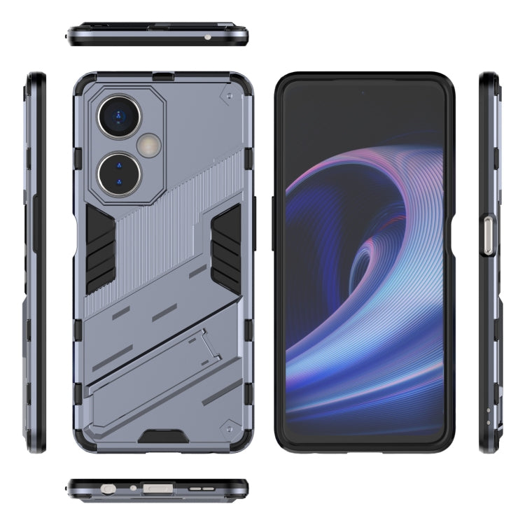 For OnePlus Nord CE 3 Punk Armor 2 in 1 PC + TPU Phone Case with Holder