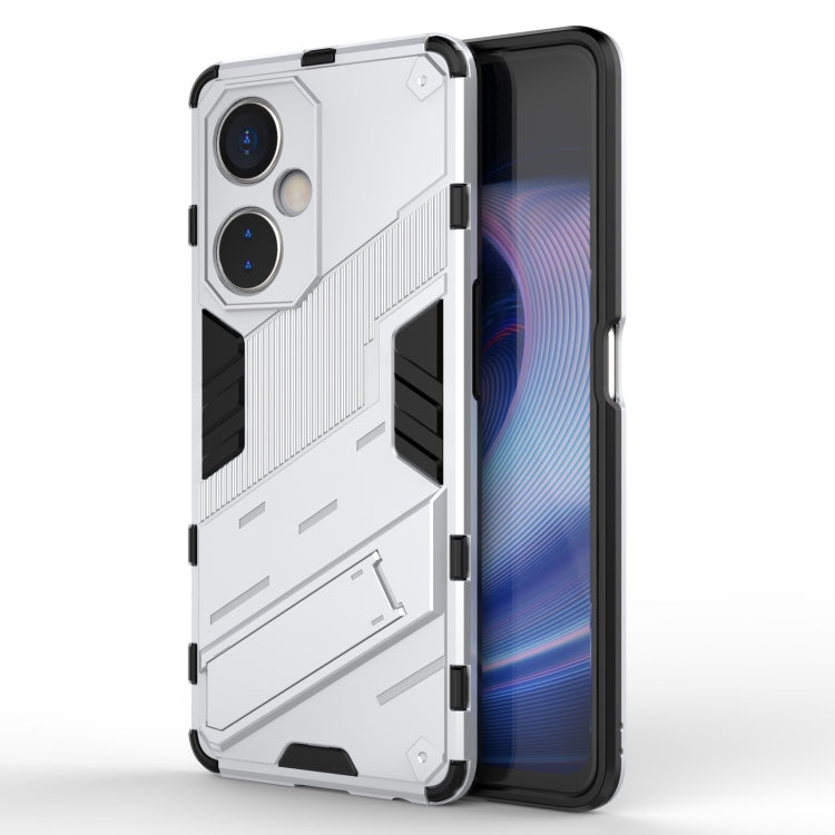 For OnePlus Nord CE 3 Punk Armor 2 in 1 PC + TPU Phone Case with Holder