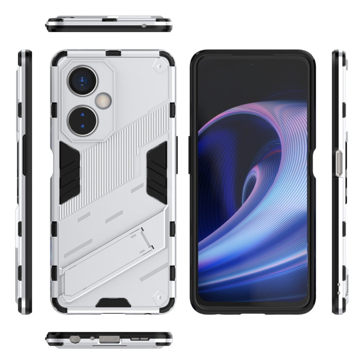 For OnePlus Nord CE 3 Punk Armor 2 in 1 PC + TPU Phone Case with Holder