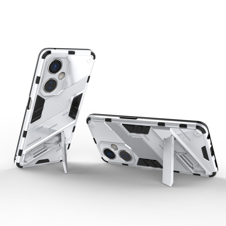 For OnePlus Nord CE 3 Punk Armor 2 in 1 PC + TPU Phone Case with Holder