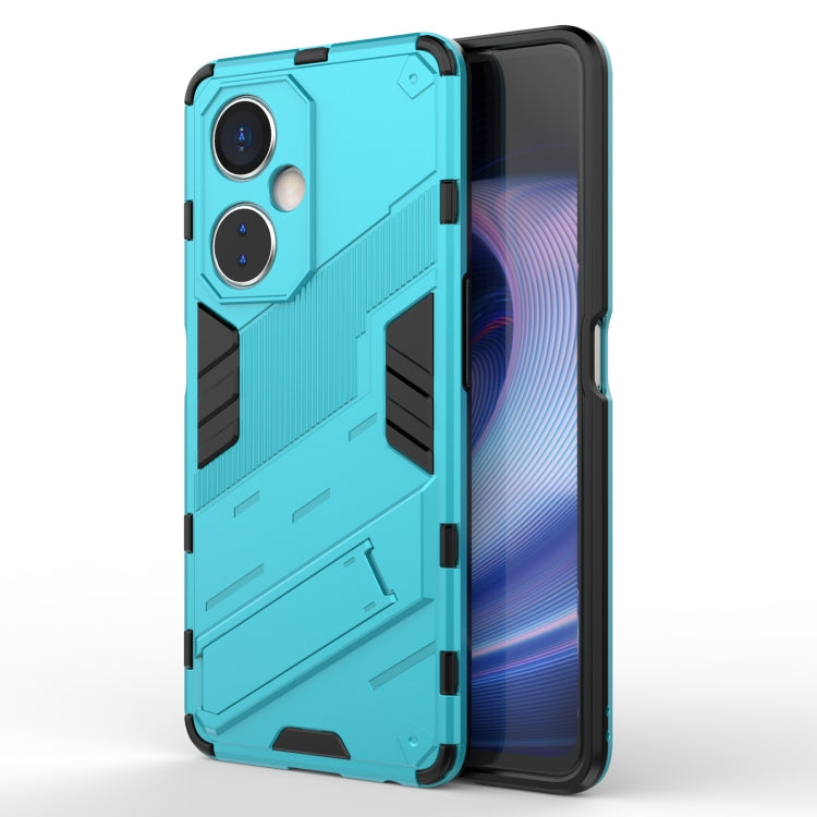 For OnePlus Nord CE 3 Punk Armor 2 in 1 PC + TPU Phone Case with Holder