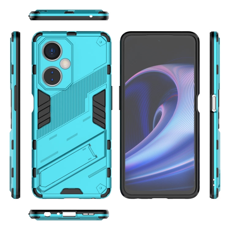 For OnePlus Nord CE 3 Punk Armor 2 in 1 PC + TPU Phone Case with Holder
