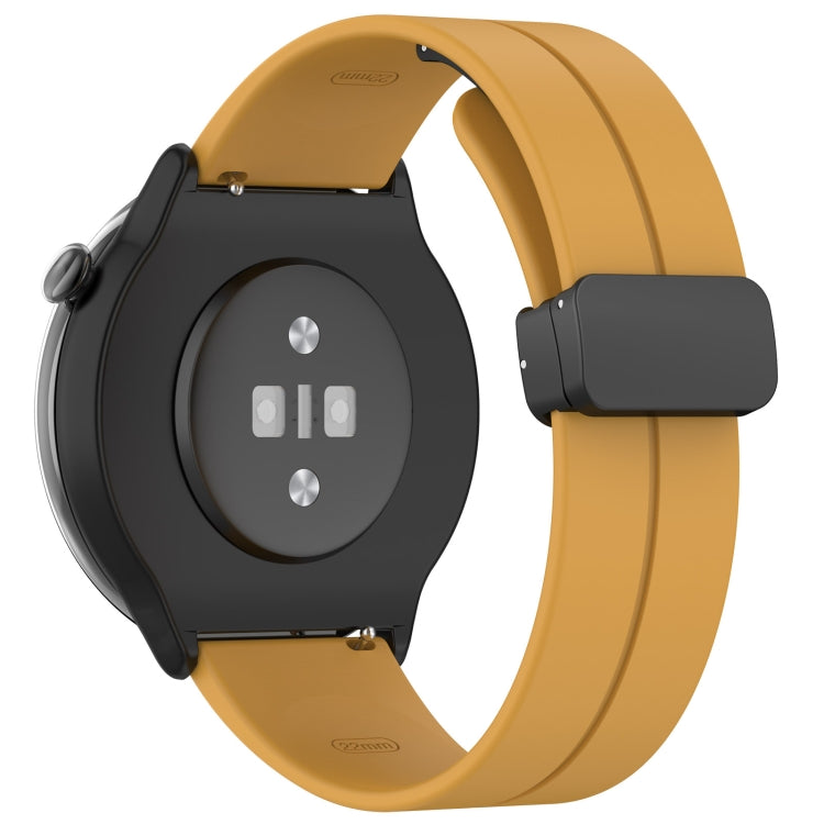 For Amazfit GTR Mini Magnetic Fold Clasp Black Buckle Silicone Watch Band