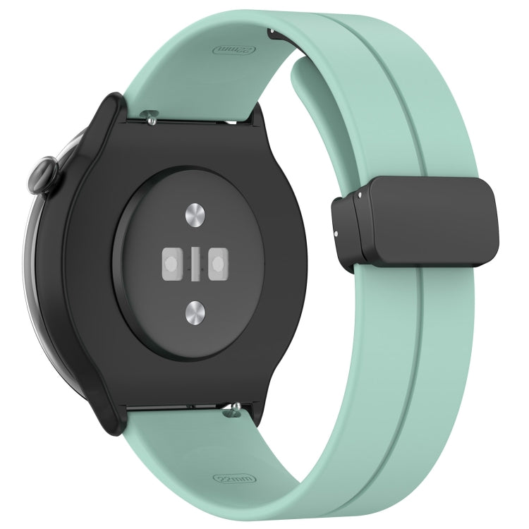 For Amazfit GTR Mini Magnetic Fold Clasp Black Buckle Silicone Watch Band