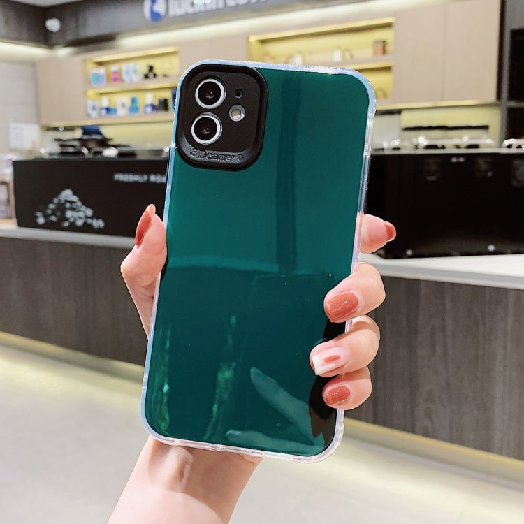 For iPhone 11 Fine Hole Series TPU + Acrylic Anti-fall Mirror Phone Protective Case