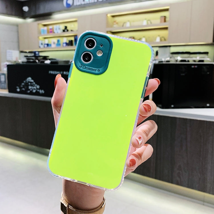 For iPhone 11 Fine Hole Series TPU + Acrylic Anti-fall Mirror Phone Protective Case