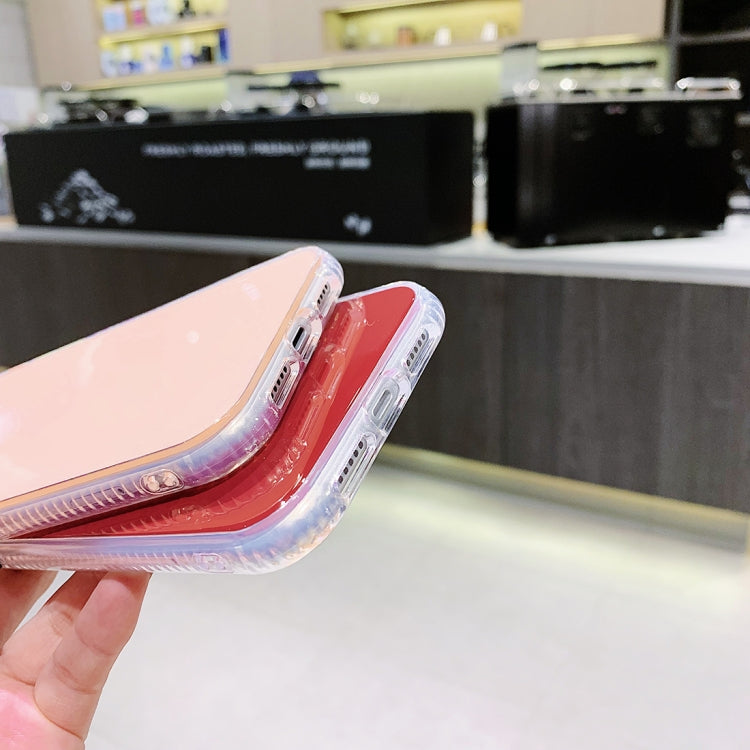 For iPhone 11 Pro Fine Hole Series TPU + Acrylic Anti-fall Mirror Phone Protective Case