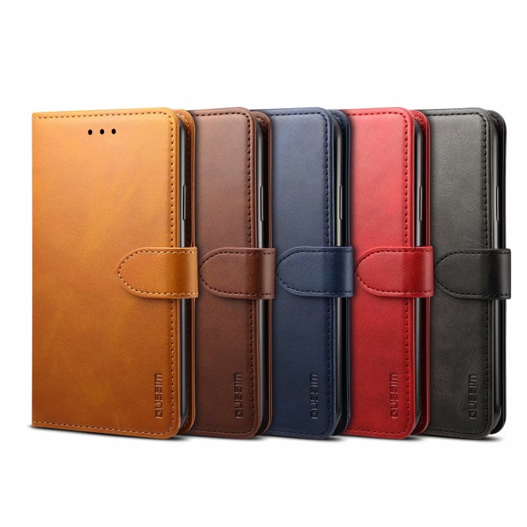 For iPhone 14 GUSSIM Horizontal Flip Leather Phone Case