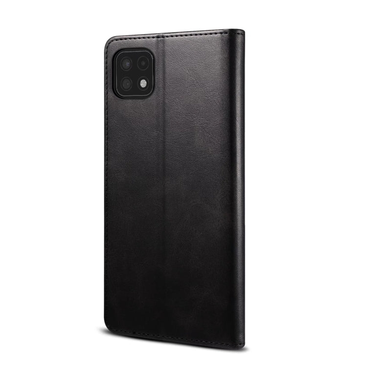 For Samsung Galaxy A22 5G GUSSIM Horizontal Flip Leather Phone Case