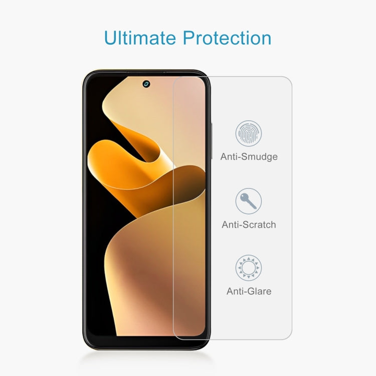 For Lava Blaze 2 50 PCS 0.26mm 9H 2.5D Tempered Glass Film