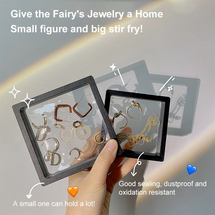 PE Film Antioxidant Jewelry Storage Box, Specification:7x7cm Ring and Stud Box