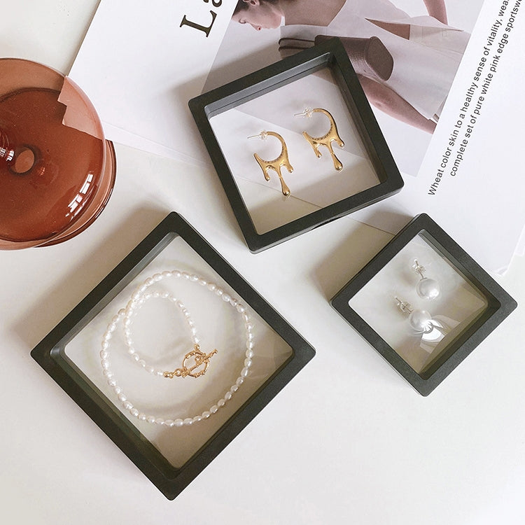 PE Film Antioxidant Jewelry Storage Box, Specification:7x7cm Ring and Stud Box