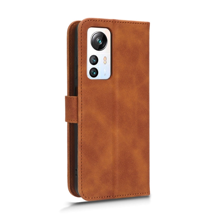 For Blackview A85 Skin Feel Magnetic Flip Leather Phone Case