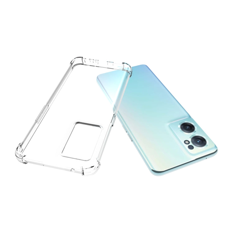For OnePlus Nord CE 2 5G Shockproof Non-slip Thickening TPU Phone Case - Transparent