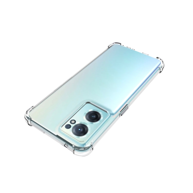 For OnePlus Nord CE 2 5G Shockproof Non-slip Thickening TPU Phone Case - Transparent