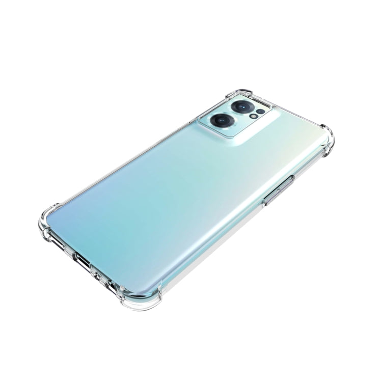 For OnePlus Nord CE 2 5G Shockproof Non-slip Thickening TPU Phone Case - Transparent
