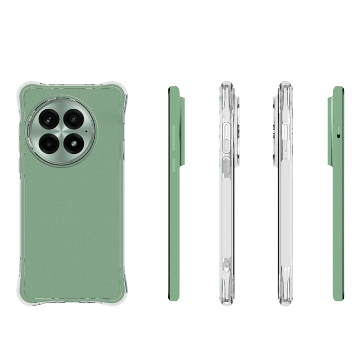 For OnePlus 13 Shockproof Non-slip Thickening TPU Phone Case - Transparent