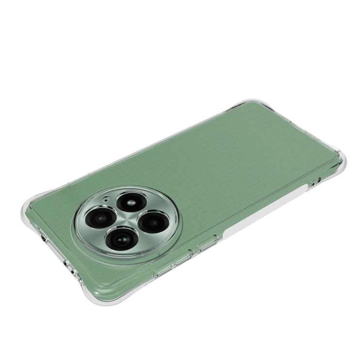 For OnePlus 13 Shockproof Non-slip Thickening TPU Phone Case - Transparent