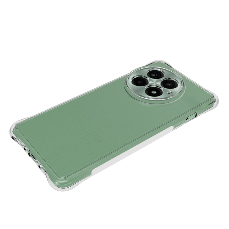 For OnePlus 13 Shockproof Non-slip Thickening TPU Phone Case - Transparent