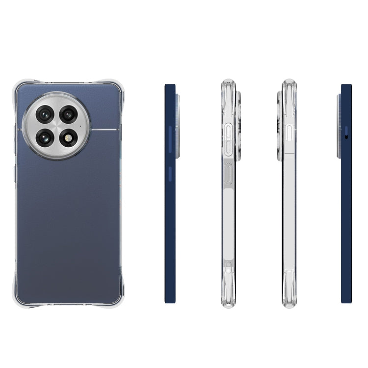 For OnePlus Ace 5 / 5 Pro Shockproof Non-slip Thickening TPU Phone Case - Transparent
