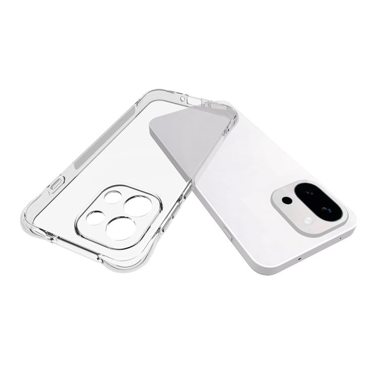 For OnePlus 13T Shockproof Non-slip Thickening TPU Phone Case - Transparent