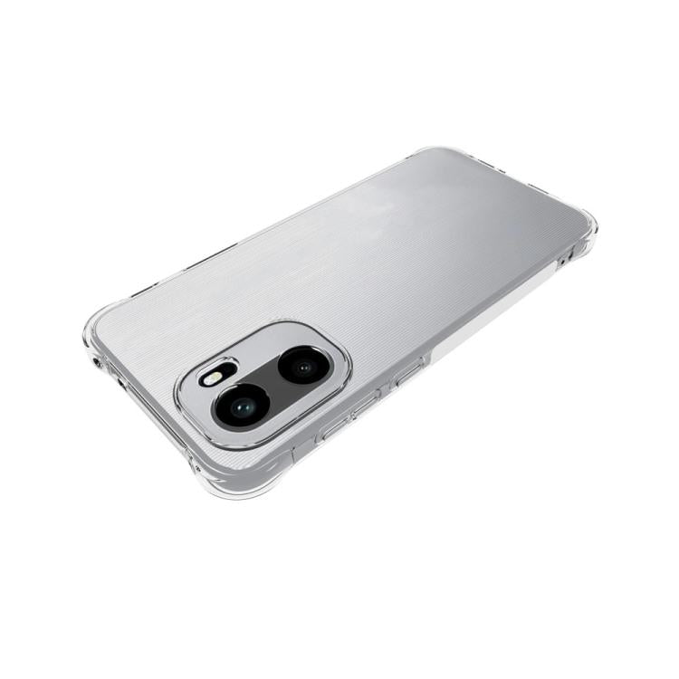 For OnePlus Ace 6 Shockproof Non-slip Thickening TPU Phone Case - Transparent