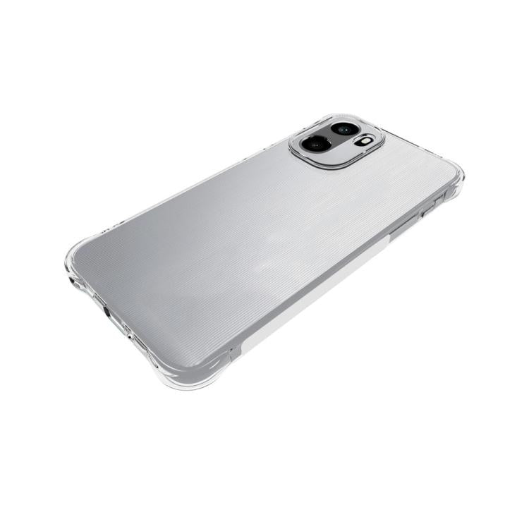 For OnePlus Ace 6 Shockproof Non-slip Thickening TPU Phone Case - Transparent