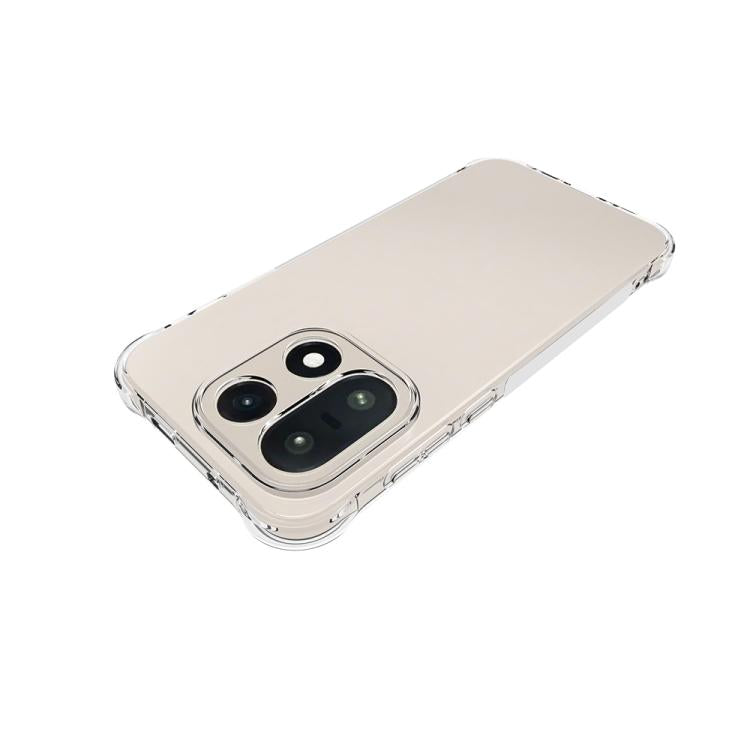 For OnePlus 15 Shockproof Non-slip Thickening TPU Phone Case - Transparent