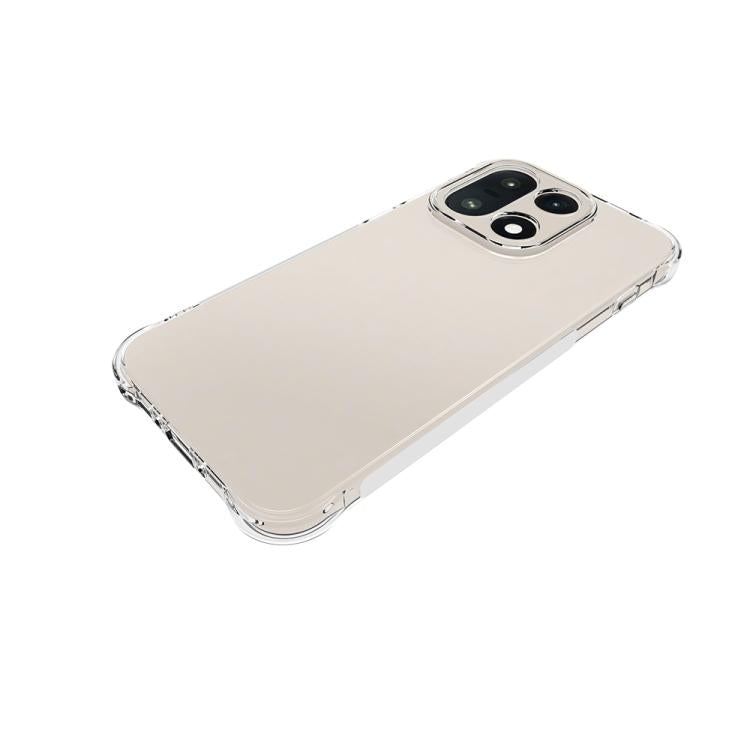 For OnePlus 15 Shockproof Non-slip Thickening TPU Phone Case - Transparent