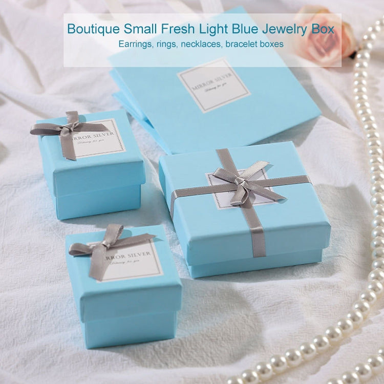 Portable Anti-oxidation Necklace Storage Box(Sky Blue)