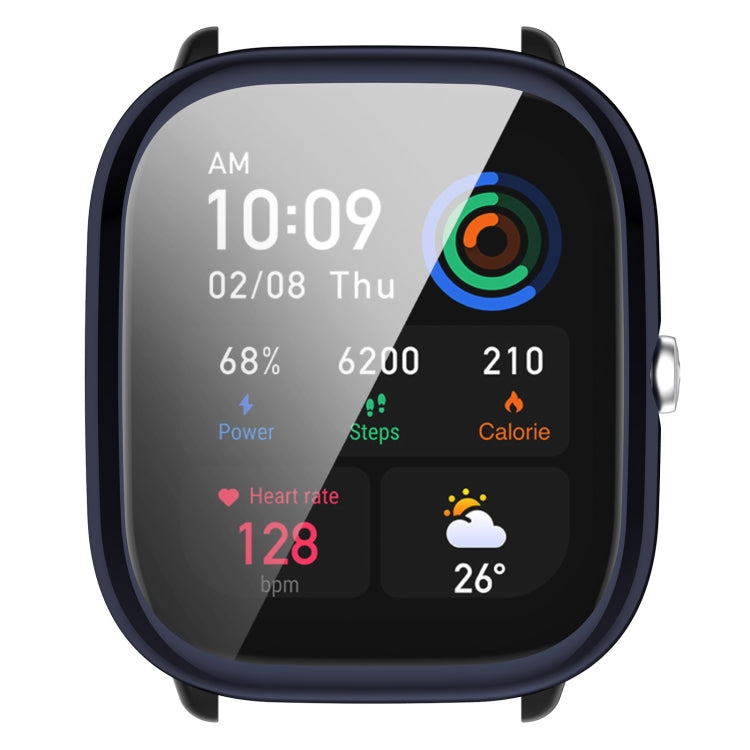 For Amazfit GTS4 Mini Full Coverage TPU Electroplating Watch Protective Case