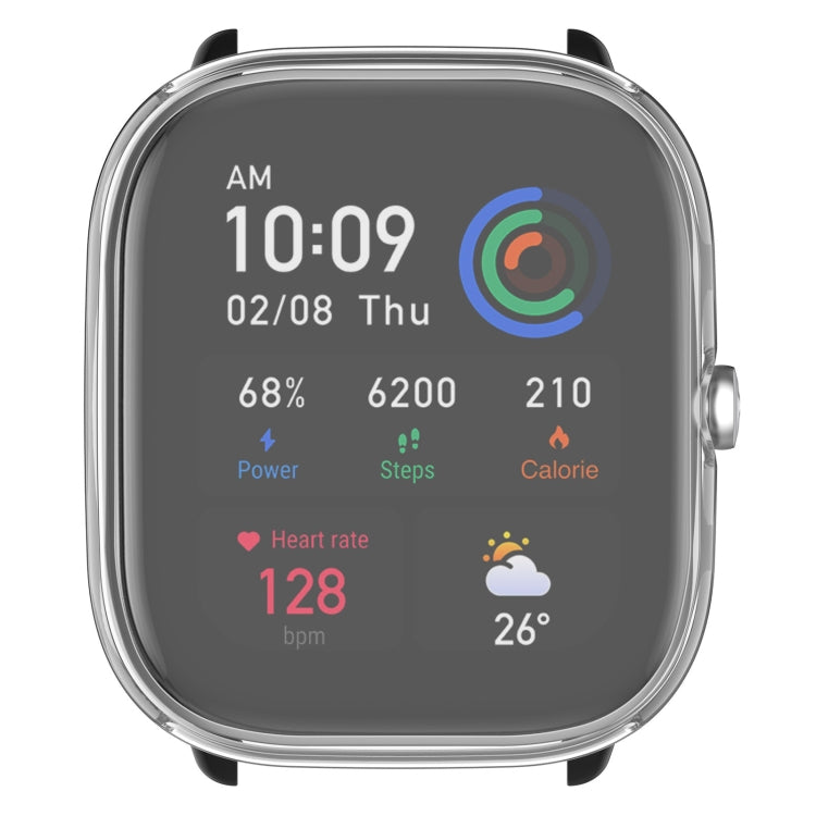 For Amazfit GTS4 Mini Full Coverage TPU Electroplating Watch Protective Case