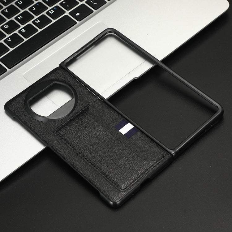 For Huawei Mate X3 Litchi Texture Card Slot Phone Case