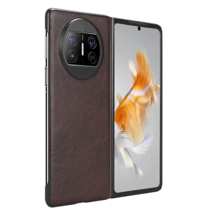 For Huawei Mate X3 Litchi Texture Phone Case