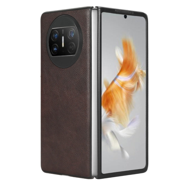 For Huawei Mate X3 Litchi Texture Phone Case